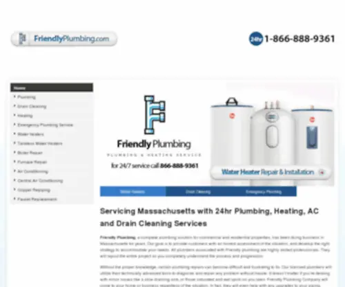 Friendlyplumbing.com(Friendly Plumbing) Screenshot