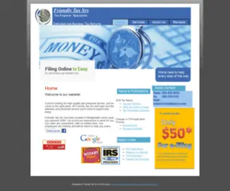 Friendlytaxsrv.com(Friendly Tax Srv) Screenshot