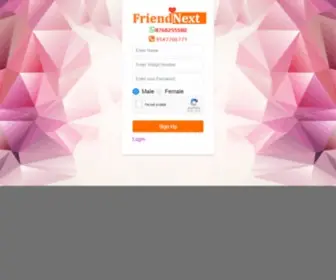 Friendnext.com(Color) Screenshot