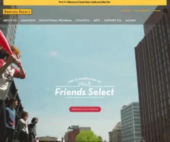 Friends-Select.org(Friends Select School) Screenshot