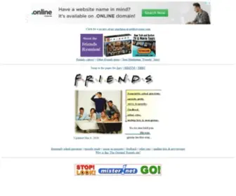Friends-TV.org(The Original Friends Site) Screenshot