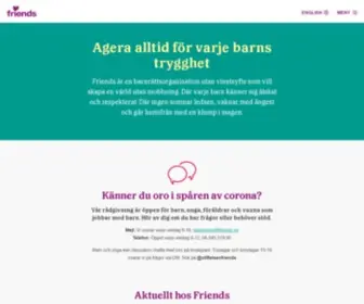 Friends.se(Tillsammans kan vi stoppa mobbning) Screenshot