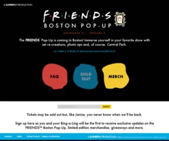 Friends25Popup.com(The FRIENDS Pop) Screenshot