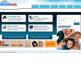 Friendsbuddy.in(Online friends site) Screenshot