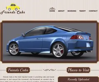 Friendscabs.co.in(Friends Cabs) Screenshot