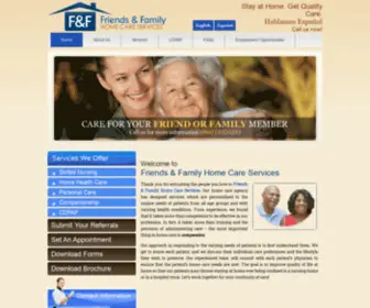 Friendsfamilyhomecare.com(Friends & Family Home Care Services) Screenshot