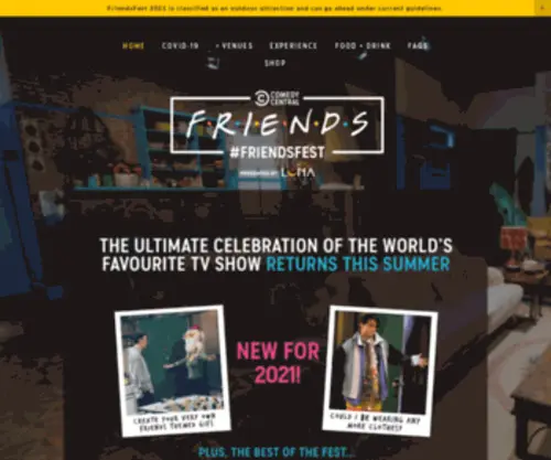 Friendsfest.co.uk(Friendsfest) Screenshot