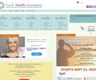 Friendshealthconnection.org(Friends' Health Connection) Screenshot