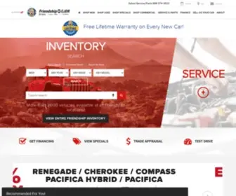 Friendshipchryslerjeepdodge.com(Friendship Chrysler Jeep Dodge of Bristol) Screenshot