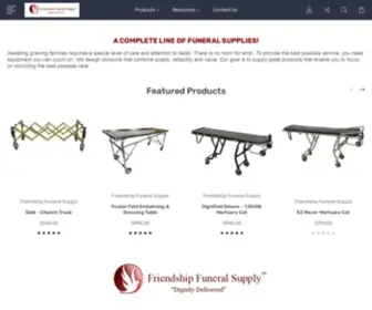 Friendshipfuneralsupply.com(Funeral & Mortuary Equipment) Screenshot