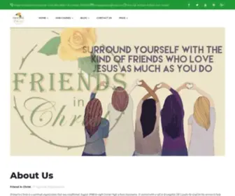 Friendsinchrist.org(Friends In Christ) Screenshot