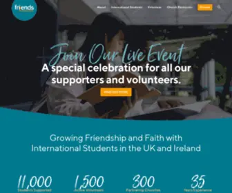 Friendsinternational.uk(Friends International) Screenshot