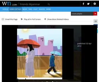Friendsmyanmar.com(Friends Myanmar) Screenshot