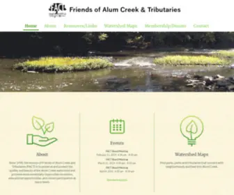 Friendsofalumcreek.org(Friends of Alum Creek and Tributaries) Screenshot