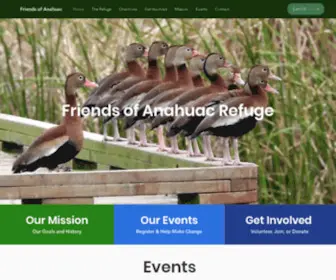 Friendsofanahuacnwr.com(Friends of Anahuac Refuge) Screenshot