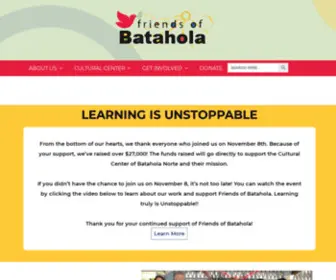 Friendsofbatahola.org(Friends of Batahola) Screenshot