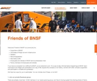 Friendsofbnsf.com(Friends of BNSF) Screenshot