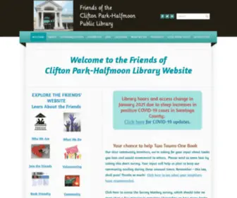 FriendsofcPhlibrary.org(Friends of the Clifton Park) Screenshot