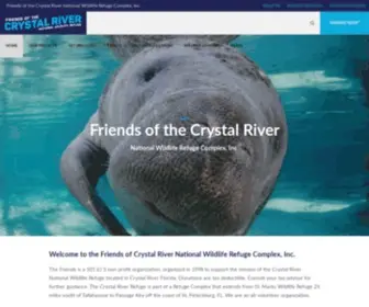 Friendsofcrystalriver.org(Friends of the Crystal River National Wildlife Refuge) Screenshot