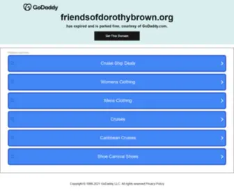 Friendsofdorothybrown.org(Friendsofdorothybrown) Screenshot