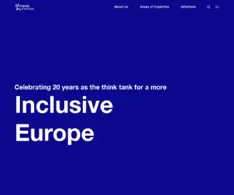 Friendsofeurope.org(Friends of Europe) Screenshot