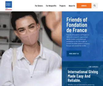 Friendsoffdf.org(Friends of Fondation de France) Screenshot