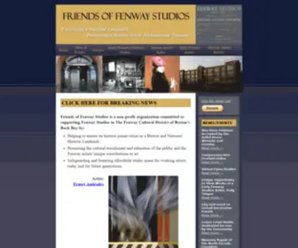 Friendsoffenwaystudios.org(Friends of Fenway Studios) Screenshot