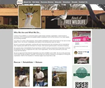 Friendsoffreewildlife.co.za(Friends of Free Wildlife) Screenshot