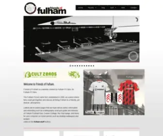 Friendsoffulham.com(Friend of Fulham) Screenshot