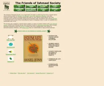 Friendsofishmael.org(The Friends Of Ishmael Society) Screenshot