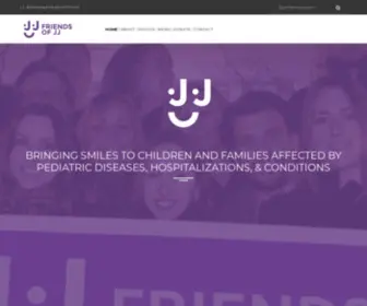 Friendsofjj.org(Bringing Smiles to Children at Local Hospitals) Screenshot