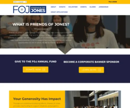 Friendsofjones.com(Friendsofjones) Screenshot