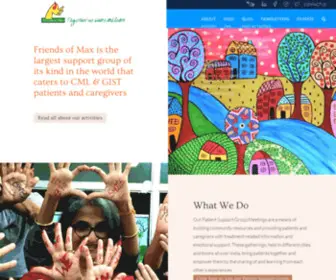 Friendsofmax.info(Max FoundationHome) Screenshot