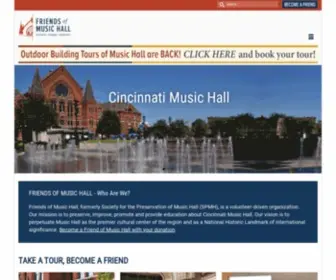 Friendsofmusichall.org(Friends of Music Hall) Screenshot