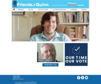 FriendsofQuinn.com(Friends of Quinn) Screenshot
