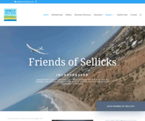 Friendsofsellicks.com(Friends of Sellicks) Screenshot