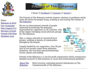 Friendsofthebahamas.com(Friends of The Bahamas) Screenshot