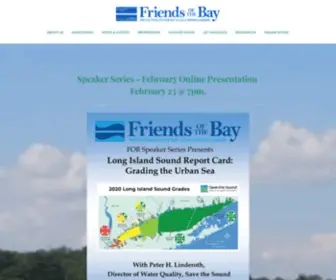 Friendsofthebay.org(FRIENDS OF THE BAY INC) Screenshot