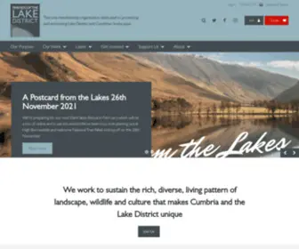 Friendsofthelakedistrict.org.uk(Friends of the Lake District) Screenshot