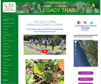 Friendsofthelegacytrail.org(Friends of The Legacy Trail) Screenshot