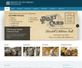 Friendsofthelibraryofhawaii.org(Friends of the Library of Hawaii) Screenshot