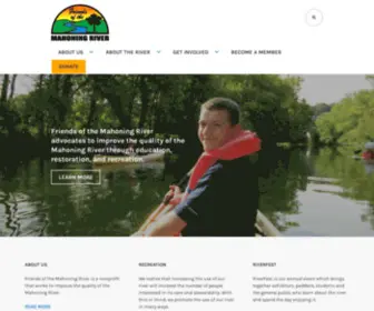 Friendsofthemahoningriver.org(Friends of the Mahoning River) Screenshot