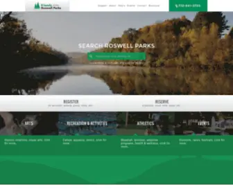 Friendsoftheroswellparks.com(Friends of the Roswell Parks) Screenshot