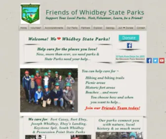 Friendsofwhidbeystateparks.org(Whidbey Island WA) Screenshot