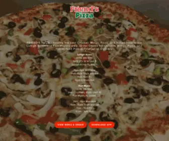 Friendspizza.net(FRIENDS PIZZA) Screenshot