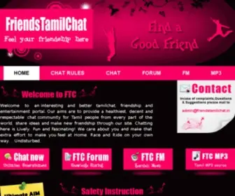 Friendstamilchat.com(Tamilchat) Screenshot