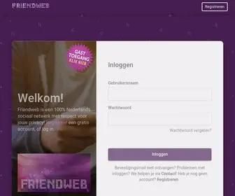 Friendweb.nl(Friendweb) Screenshot