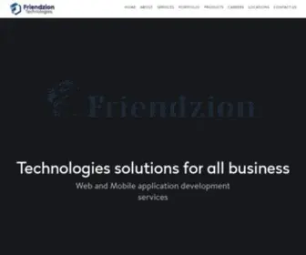 Friendzion.com(Friendzion Technologies) Screenshot
