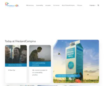 Frieslandcampina.com(Every day Royal FrieslandCampina) Screenshot