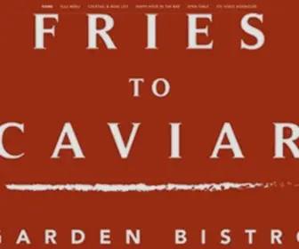 Friestocaviar.com(Fries To Caviar) Screenshot